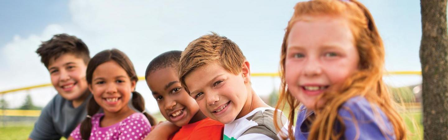 Children on playground together